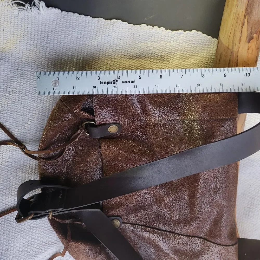 Prune real leather